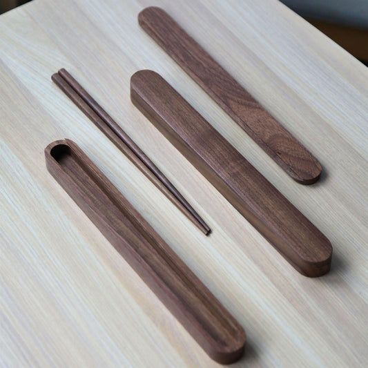 MASU Black Walnut Dual Chopsticks With Boxes