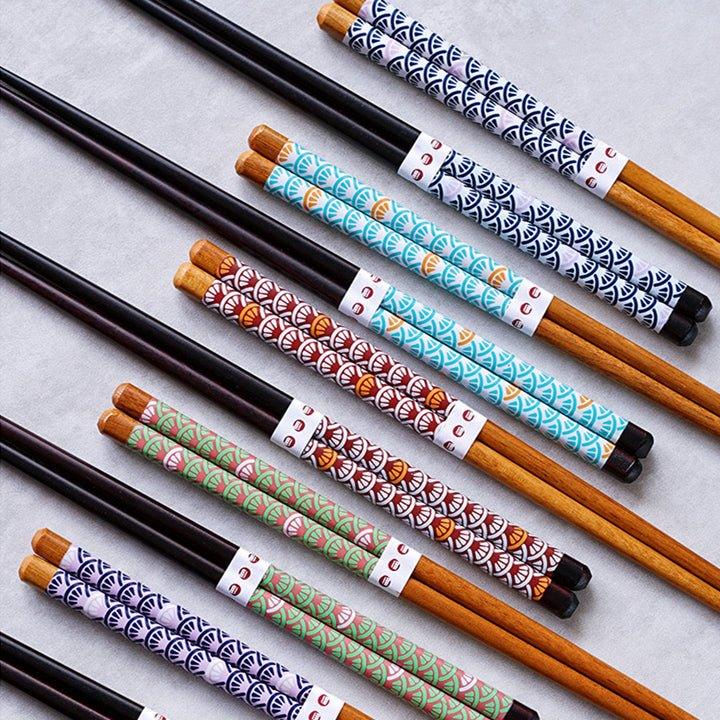 Japanese Family Harmony Wooden Chopsticks Sets