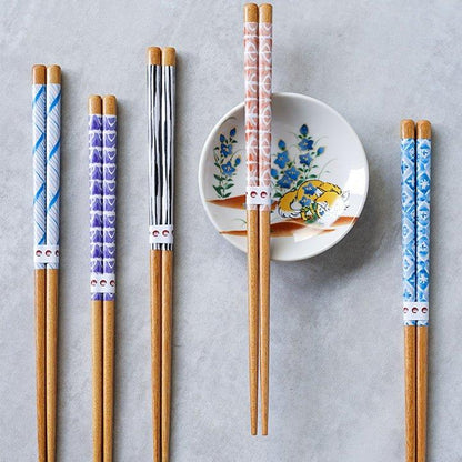 Japanese Family Harmony Wooden Chopsticks Sets