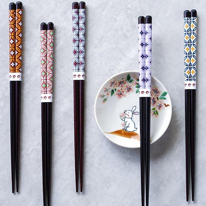 Japanese Family Harmony Wooden Chopsticks Sets