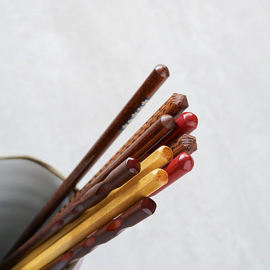Japanese Wooden Assorted Colors Chopsticks