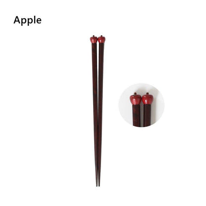 Japanese Handcrafted Fall Seasonal Produce Themed Chopsticks