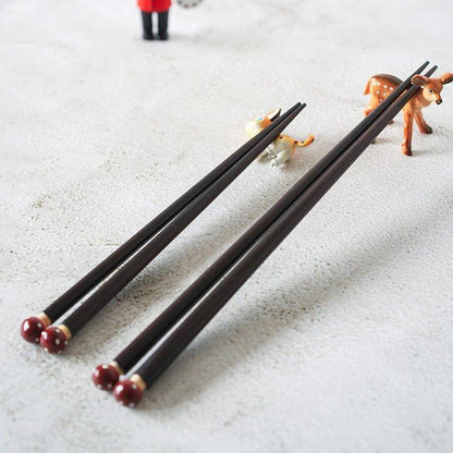 Japanese Handcrafted Fall Seasonal Produce Themed Chopsticks