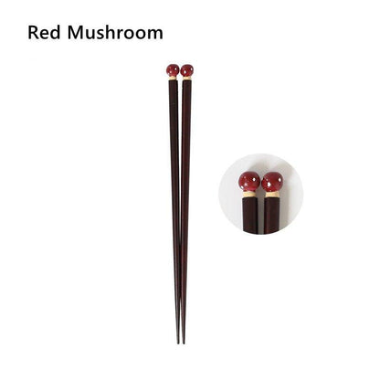 Japanese Handcrafted Fall Seasonal Produce Themed Chopsticks