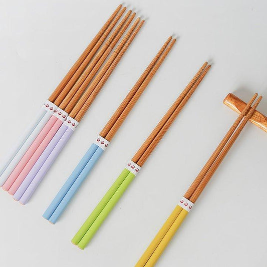 Multi-Colors Japanese Bamboo Chopsticks Sets