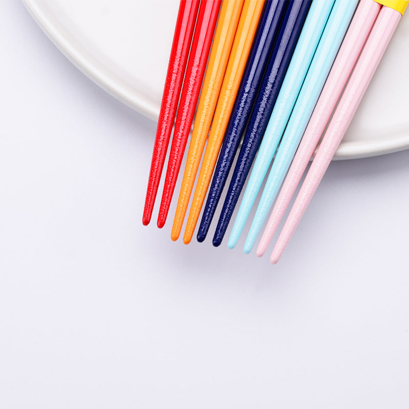 Japanese Handcrafted Cartoon Wooden Children's Chopsticks