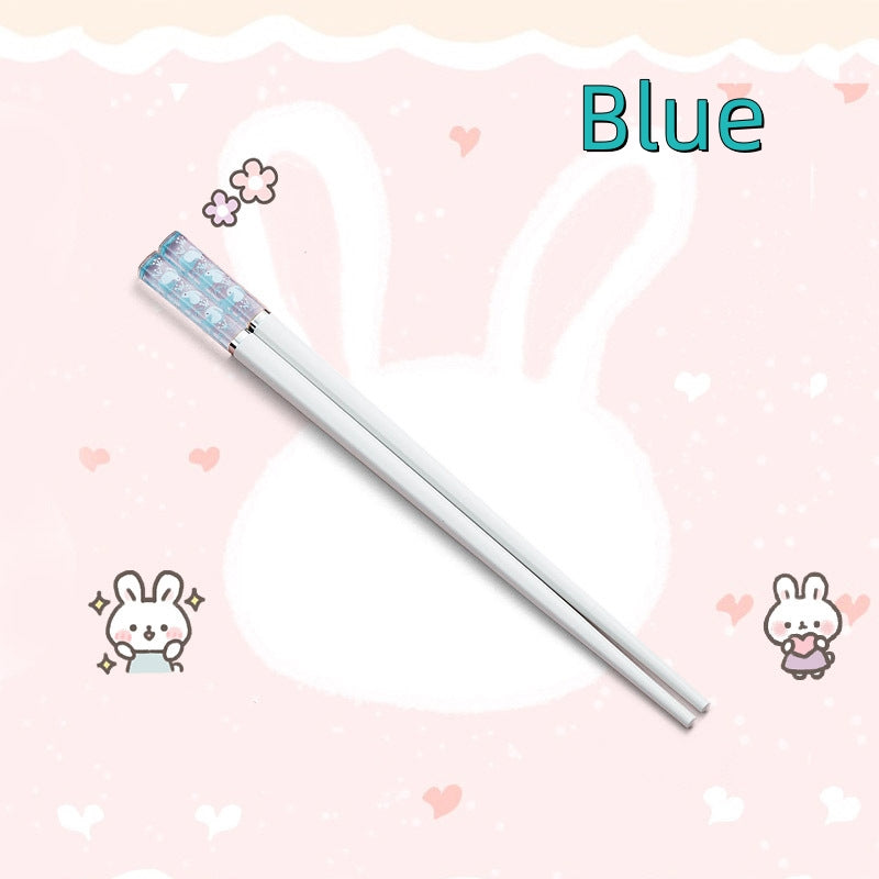 Bunny Bite Children Chopsticks With Carrying Case